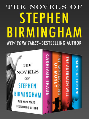 cover image of The Novels of Stephen Birmingham